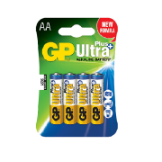 GP超特强2A 4粒咭裝<br>ULTRA PLUS ALKALINE AA 4'S CARD