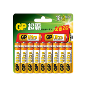 GP特強2A 12+2粒咭裝<br>ULTRA ALKALINE AA12+2'S CARD